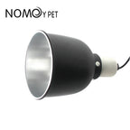5.5in Reptile Lamp Dome with Ceramic Socket — Anti-Scald Shade for Terrariums