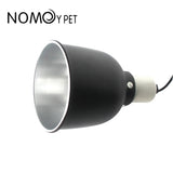 5.5in Reptile Lamp Dome with Ceramic Socket — Anti-Scald Shade for Terrariums