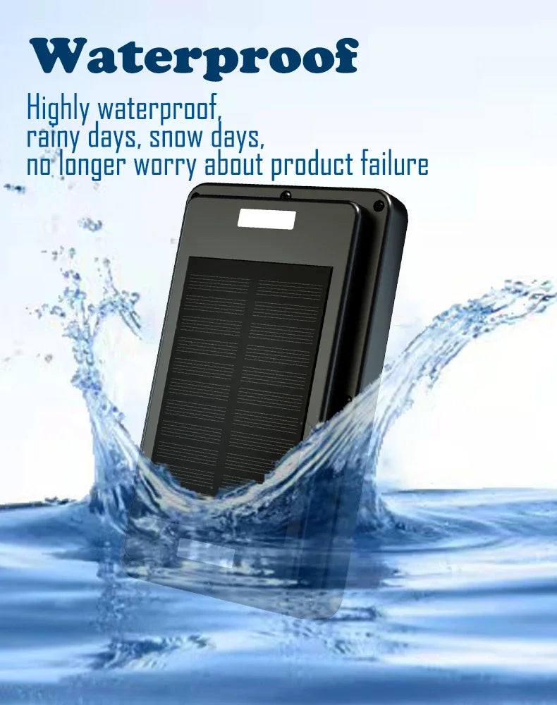 20,000mAh Solar GPS Tracker for Cattle, Horses & Large Animals - 2G IP67 Waterproof