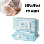 Pure Water Eye & Ear Wipes for Dogs & Cats — Tear Stain Removal (80-Pack)