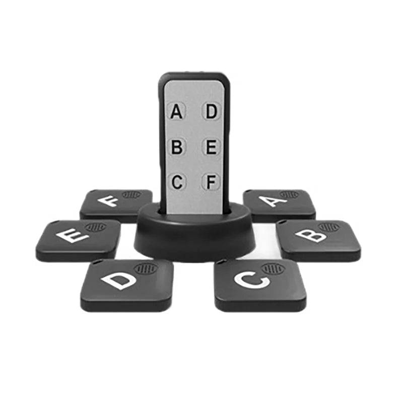 6-Piece Wireless Key Finder Set - One-Touch Anti-Loss Locator for Keys, Pets & Bags