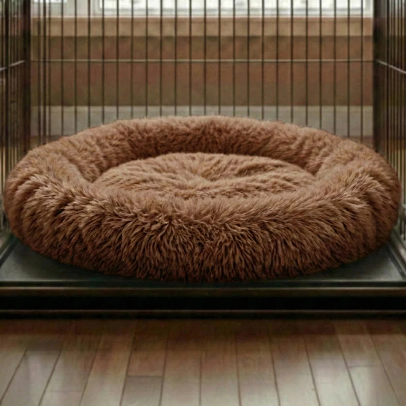Calming Pet Bed with Extra-Soft Filling, Available in 9 Colors