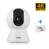 KERUI 4K 8MP Smart WiFi Pet Camera with Night Vision, AI Alerts & Tuya Integration