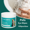 Pet Tear Stain Wipes — Gentle No-Irritation Formula, 100-Count