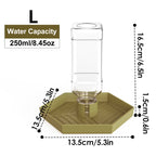 Reptile Water Dish — Sturdy Plastic Bowl for Bearded Dragons & Tortoises
