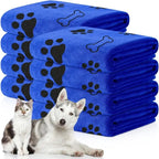 Quick-Drying Microfiber Dog Towel — Absorbent Bath Towel for Medium Dogs