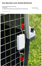 Large Airline-Approved PP Hard-Shell Pet Travel Crate & Portable Kennel for Cats & Dogs