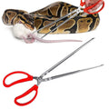 Extra-Long Snake Feeding Tongs — Serrated Grip Tweezers, 28cm/38cm