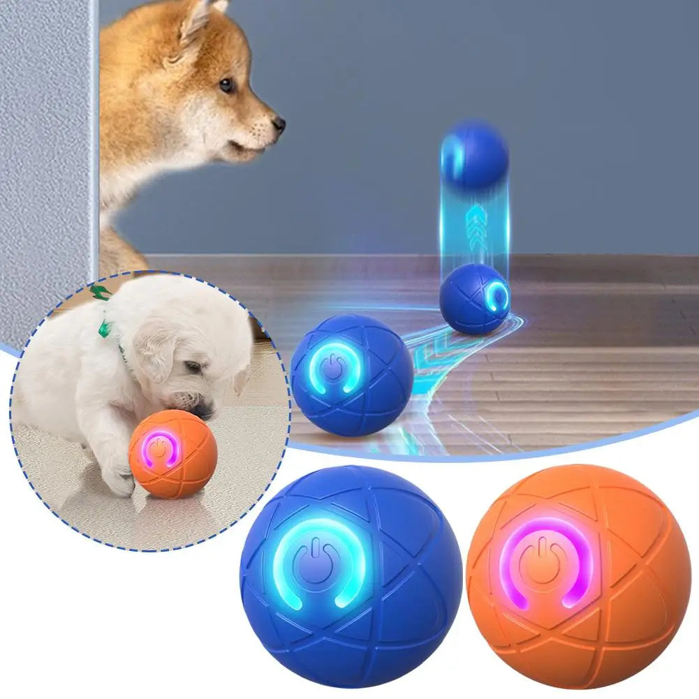 Smart USB Electric Bouncing Ball — Auto-Moving Toy for Cats & Dogs