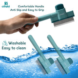 Self-Cleaning Flea Comb — One-Touch Release for Dogs & Cats