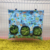 Hanging Hay Bag Feeder — Multi-Hole Oxford Cloth Dispenser