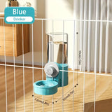 Hanging Pet Water & Food Feeder — Auto-Refill Clip-On Bowl Set