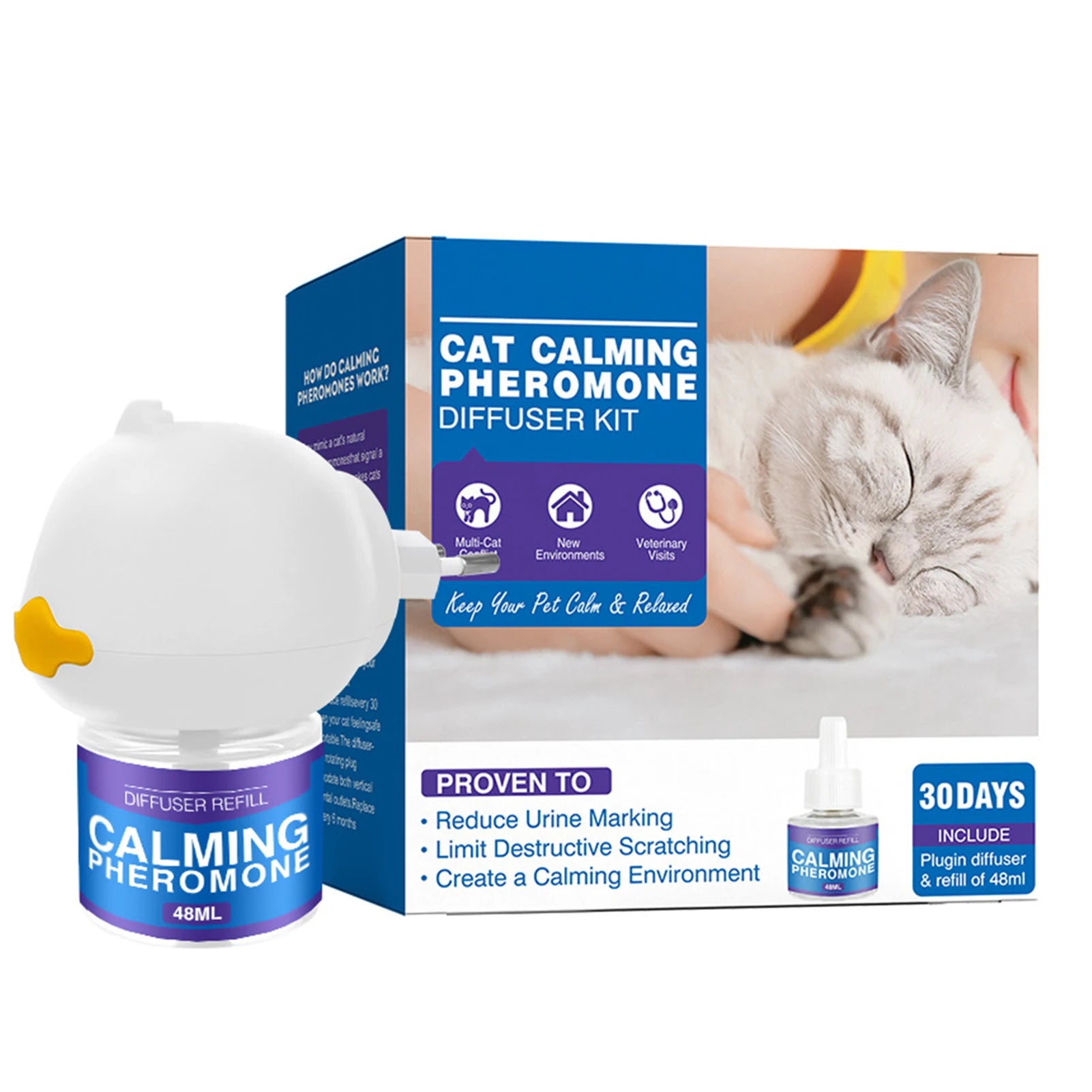 Cat Calming Pheromone Diffuser Refill
