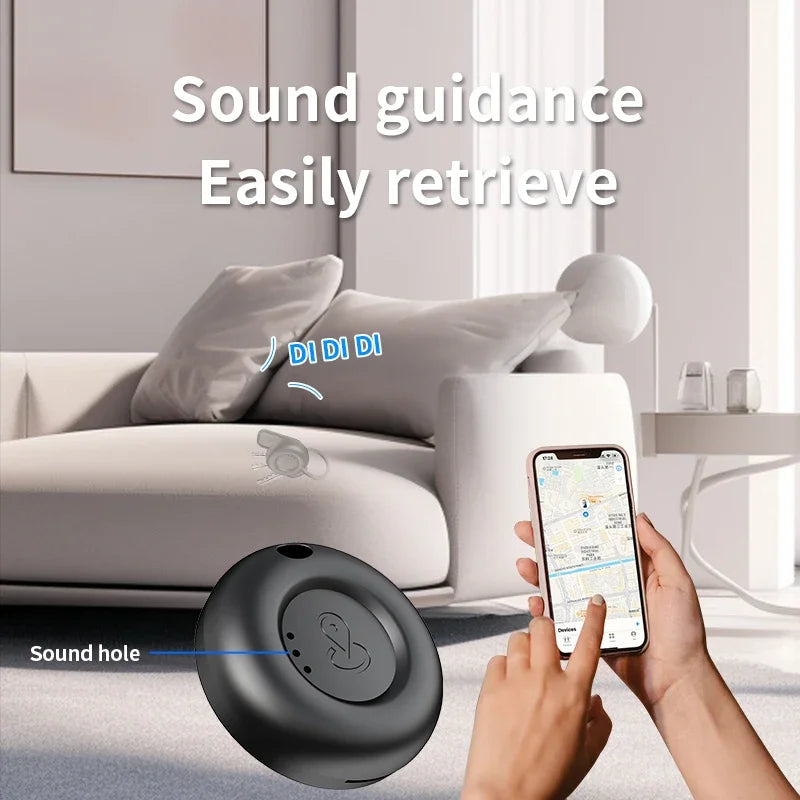 Bluetooth GPS Tracker for Apple Find My - AirTag-Style for Kids, Pets & Bikes