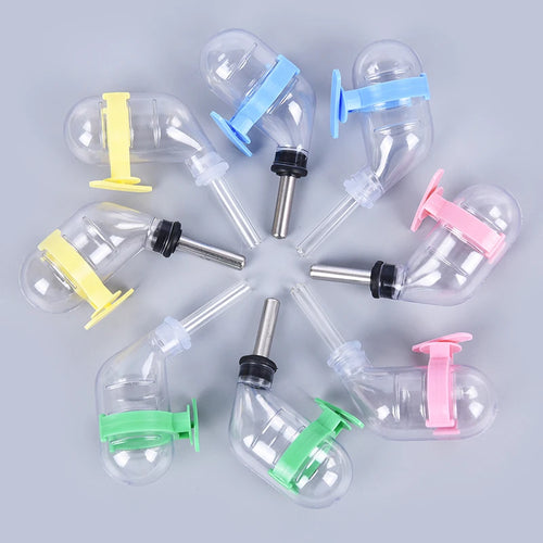 Small Pet Water Bottle Dispenser — Leak-Resistant Bottle for Hamsters & Rabbits