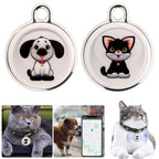 Long-Distance Mini Waterproof GPS Tracker Collar for Cats & Dogs - Real-Time