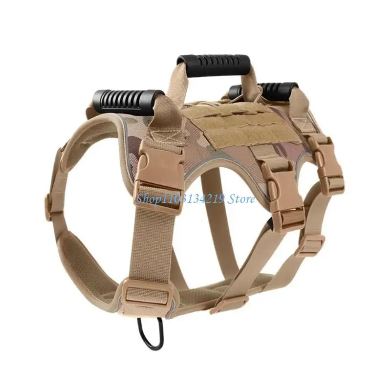 Escape-Proof Dog Harness N5KC (Heavy Duty, Training & Hiking, Adjustable)