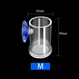 Acrylic Aquarium Fish Feeding Ring (Anti-Drift, Transparent, Floating)