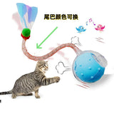 Smart Self-Rolling Ball Cat Toy — Bite-Resistant Boredom Relief