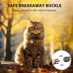 Reflective Cat Collar with QR Code ID Tag