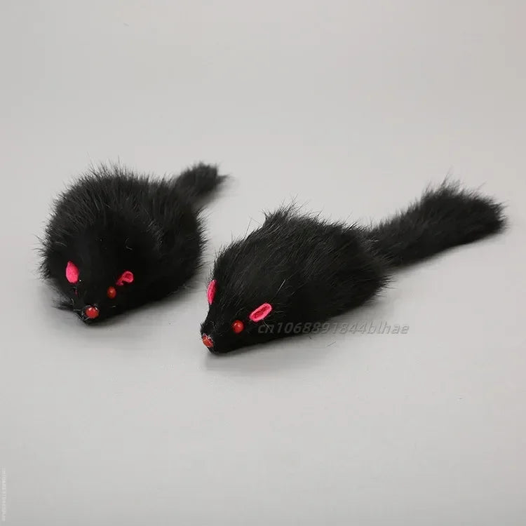 Plush Long-Tail Mouse Cat Toy