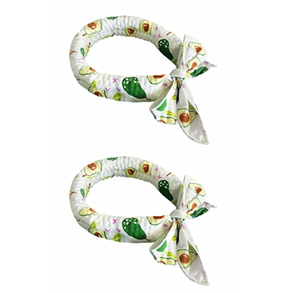 Pet Cooling Ice Scarf 2-Pack (Adjustable, Breathable, Reusable)