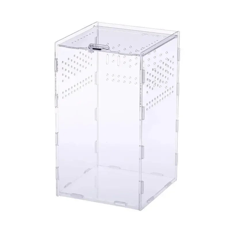Acrylic Nano Terrarium — Ventilated Enclosure for Tarantulas & Small Reptiles