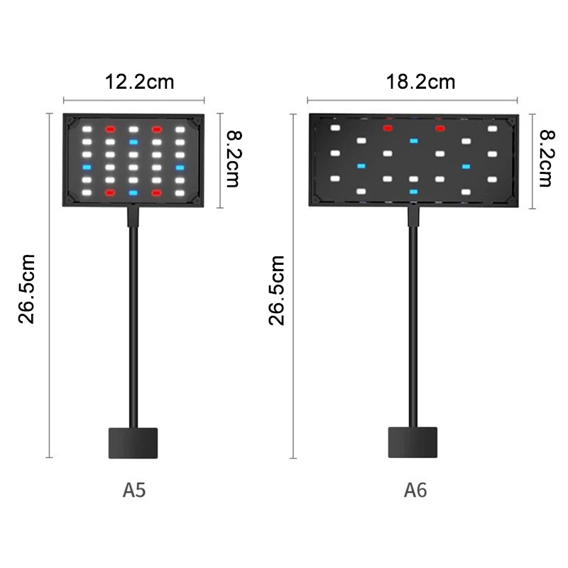 USB Full Spectrum Aquarium LED Grow Light (Aquatic Plants, Clip-On)