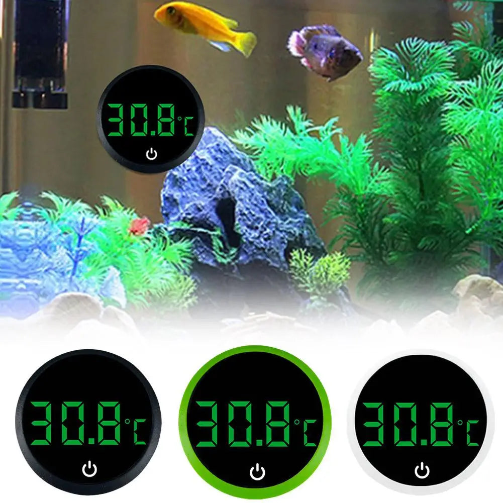 Digital Aquarium Thermometer with LED Display 16–32°C