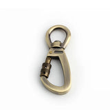 Swivel Locking Carabiner Clip — Auto-Lock Hook for Pet Leashes & Keychains