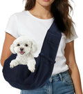Dog & Cat Crossbody Sling Carrier (Breathable Mesh, Up to 16.5 lbs)