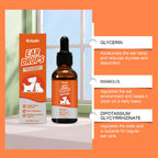 Gentle Ear Care Drops for Dogs & Cats — Earwax Remover & Anti-Fungal Cleanser
