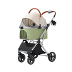 Ultra-Lightweight Foldable Pet Stroller with Detachable Basket for Small & Medium Dogs & Cats — Portable
