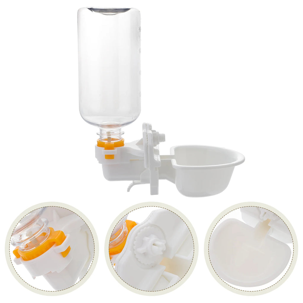 Cage-Mount Pet Water Bottle (No-Drip, Dog & Cat, Easy Install)