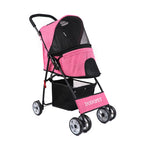 Lightweight Foldable Luxury Pet Travel Stroller for Small Dogs & Cats — Fashion Portable Outdoor Carrier