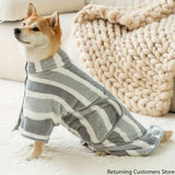 Full-Body Dog Bathrobe — Super Absorbent Fast-Drying Wrap Towel