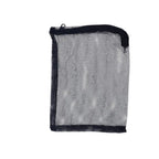 Reusable Aquarium Filter Net Bags (Black Nylon Mesh, Zip Closure)