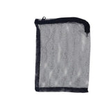 Reusable Aquarium Filter Net Bags (Black Nylon Mesh, Zip Closure)