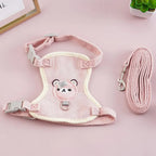 Bunny-Style Cat Harness & Leash Set — Escape-Proof Vest for Outdoor Walking