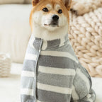 Quick-Drying Dog Bathrobe — Ultra-Absorbent Coral Fleece, Easy On/Off