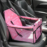 Dog Car Seat with Storage Pockets (Universal, Non-Slip, Small & Medium Dogs)