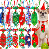 Christmas Pet Bow Tie Bandana 50-Pack (Dog & Cat Accessory)