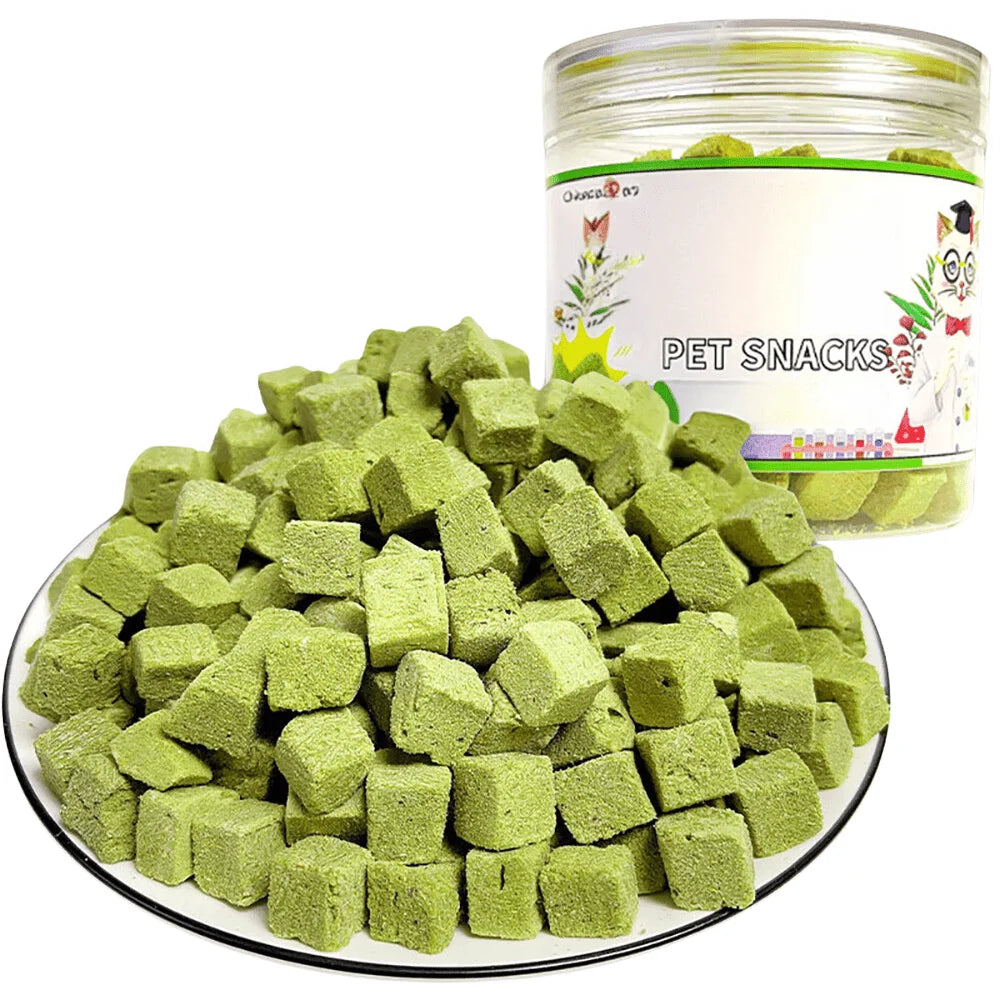 Chicken-Flavored Cat Grass Hairball Treats — 3.8oz Dental & Hairball Support Chews