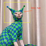 Sphynx Cat Waffle Knit Winter Hat (Adjustable Cold-Proof Cap)