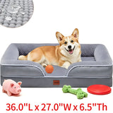 Waterproof Pet Bed with Removable Cover (Machine Washable)