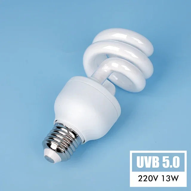 UVB Reptile Lamp 5.0/10.0 — Desert Terrarium Bulb, 13W/26W