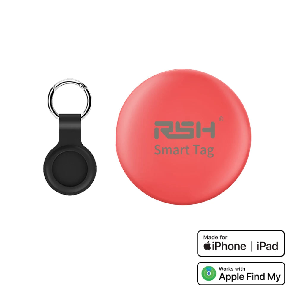 Waterproof Apple Find My Smart Tag Kit with Voice Locate for Keys, Bags & Toys (iOS)