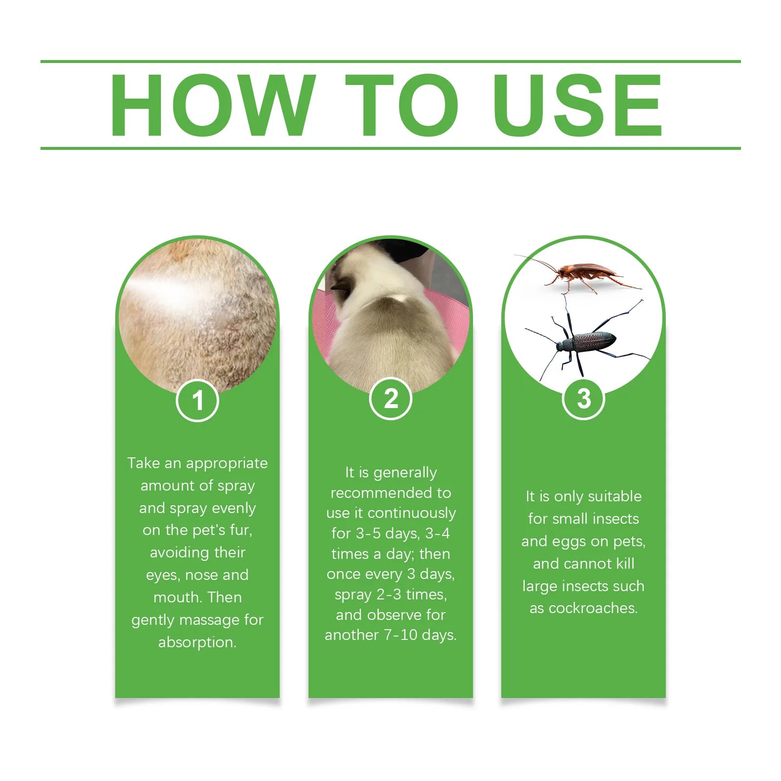 Fast-Acting Flea & Tick Repellent Spray — Relieves Itching, 50ml