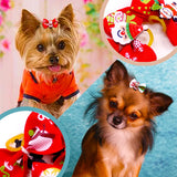 Christmas Puppy Hair Bows (10, 20 or 30 Piece Pack)