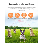 GSM AGPS Waterproof GPS Pet Collar Tracker with Calls & Remote Control